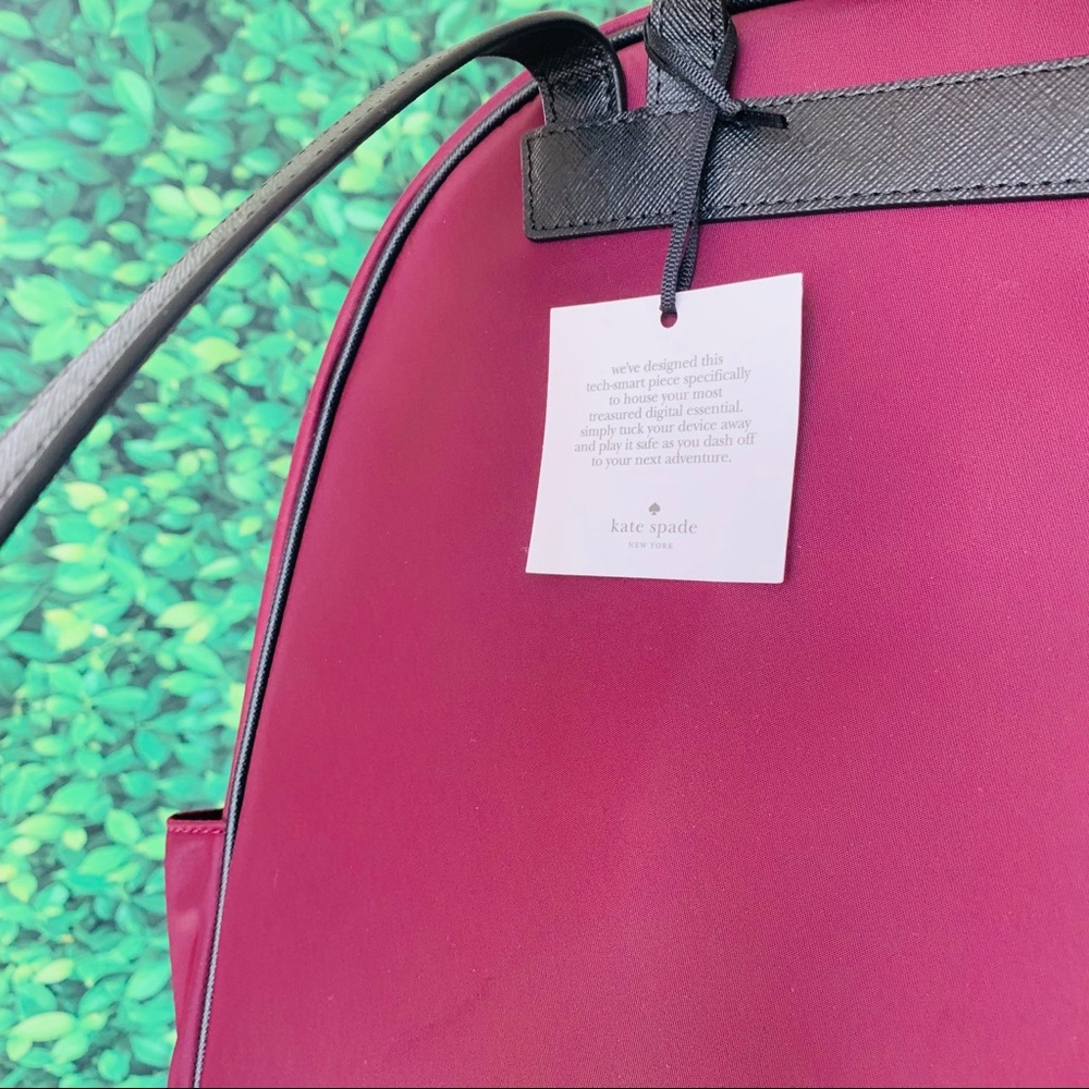 Kate Spade WKRU4710 Bradley Wilson Road Deep Plum - Picture 6 of 6